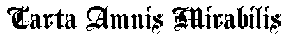 Carta Amnis Mirabilis